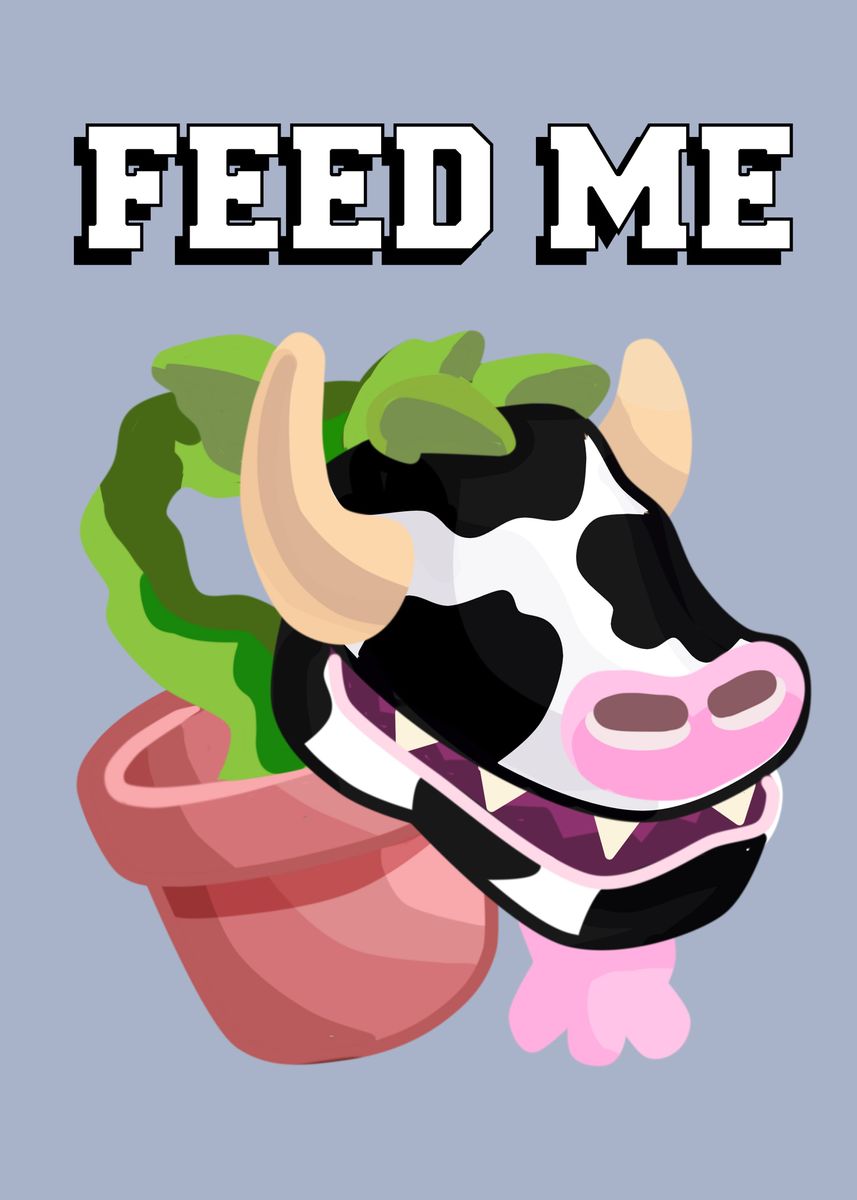 'feed me' Poster, picture, metal print, paint by japan luv | Displate