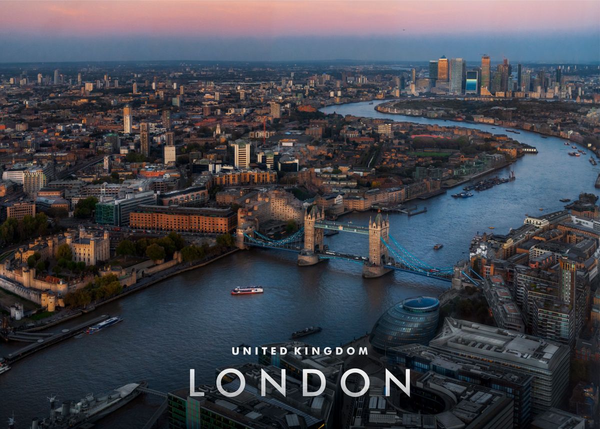 'London Skyline' Poster by Pitch Photography Displate