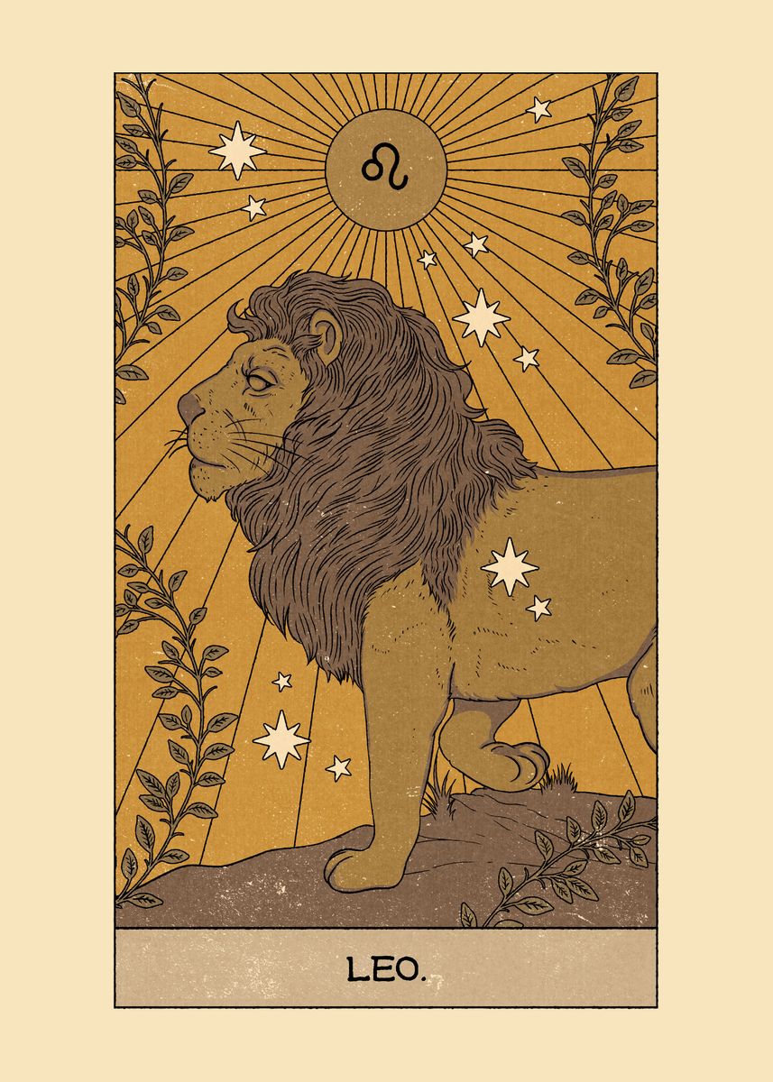 'Leo' Poster, picture, metal print, paint by Thiago Corrêa | Displate