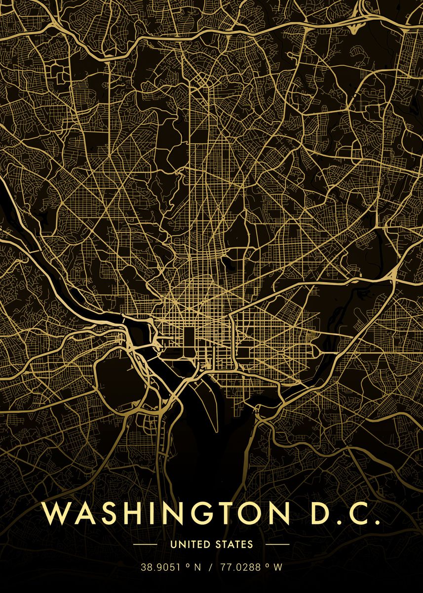Washington City Map Gold Poster Picture Metal Print Paint By MVDZ D463330cb73013a973457b91df3fc26a 328fa540cd5cdc9b1e1f82ead79edf71