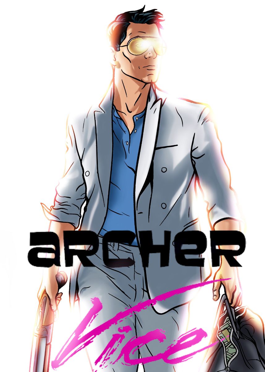 archer vice wallpaper
