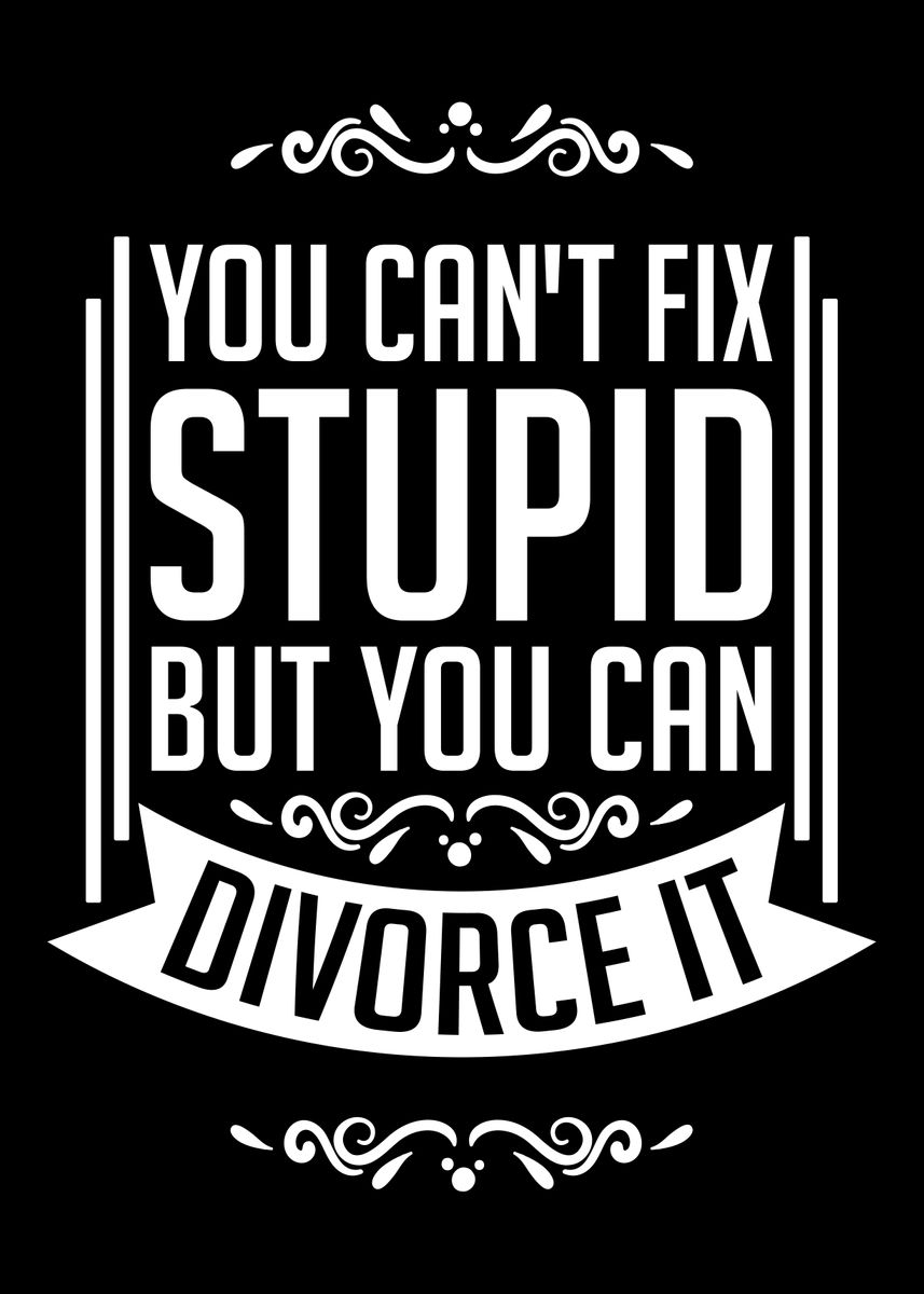 Divorce Poster By Platenum Displate 8768