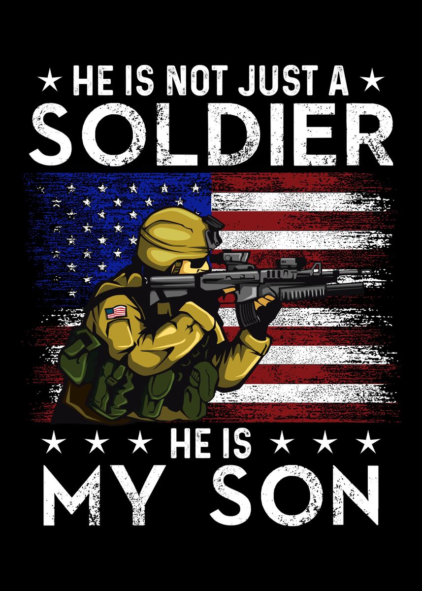 'Soldier Military Veteran' Poster, picture, metal print, paint by ...