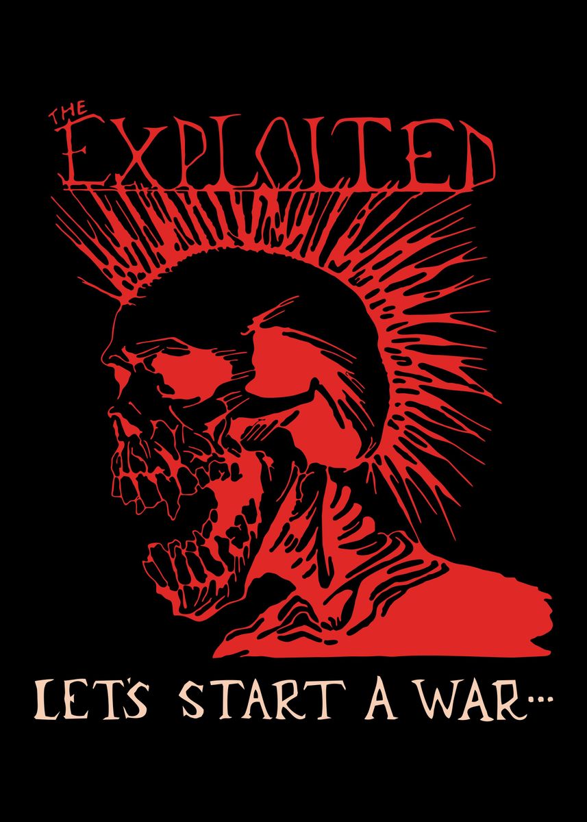 The Exploited Poster By Supergaff Displate