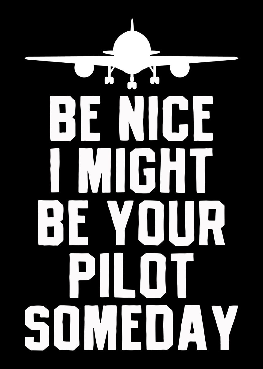 'Future Pilot Aviation Airp' Poster, picture, metal print, paint by ...