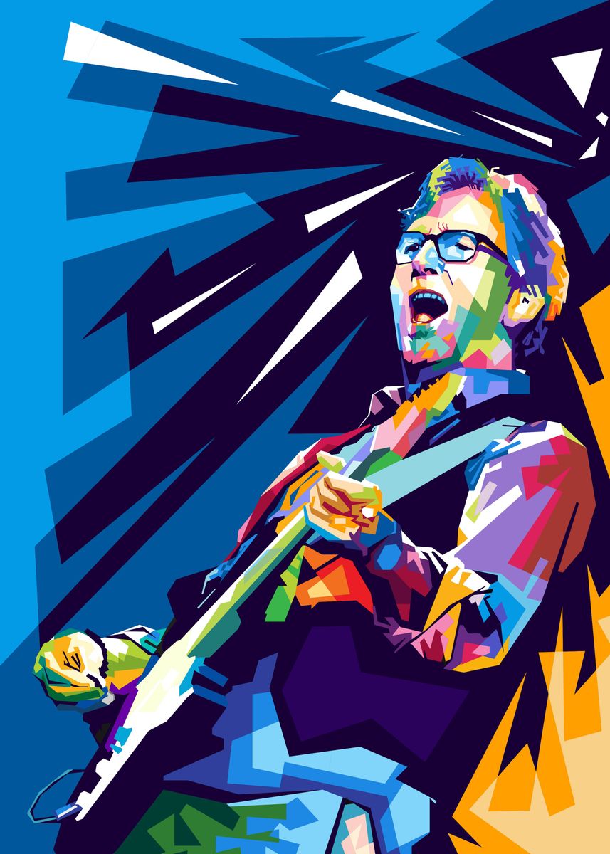 'eric clapton full blues' Poster, picture, metal print, paint by ...