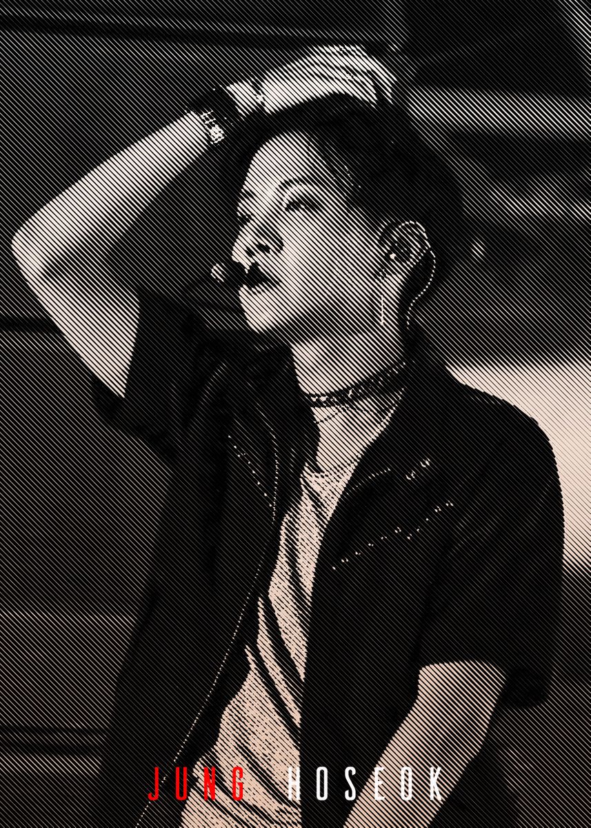 'BTS JHOPE' Poster, picture, metal print, paint by Scott Kelly | Displate