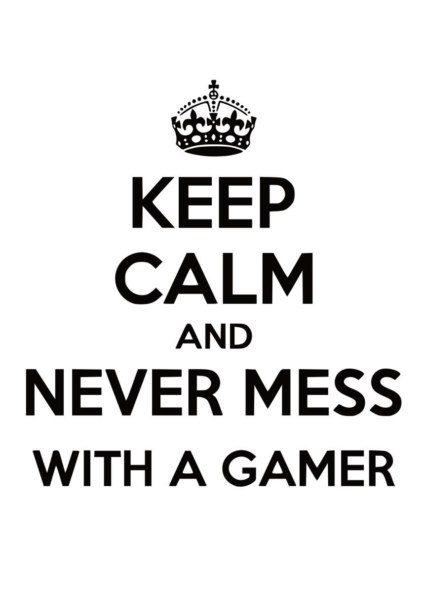 'Gamer Birthday Gamer' Poster, picture, metal print, paint by ZS C O M