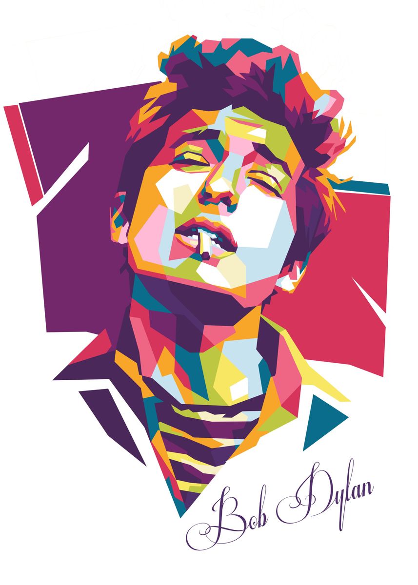 'Bob Dylan' Poster by Fajar Sidik | Displate