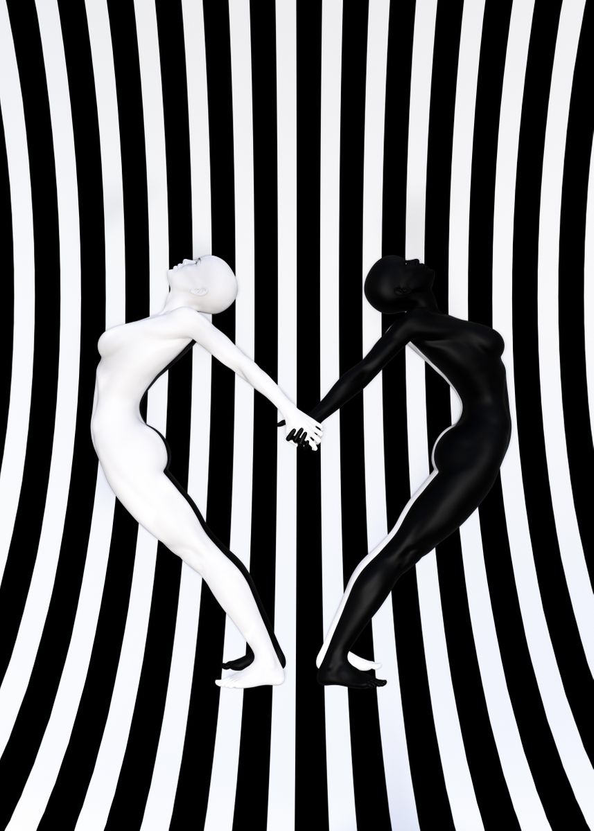 'Duality' Poster, picture, metal print, paint by Jonathan Tred Displate