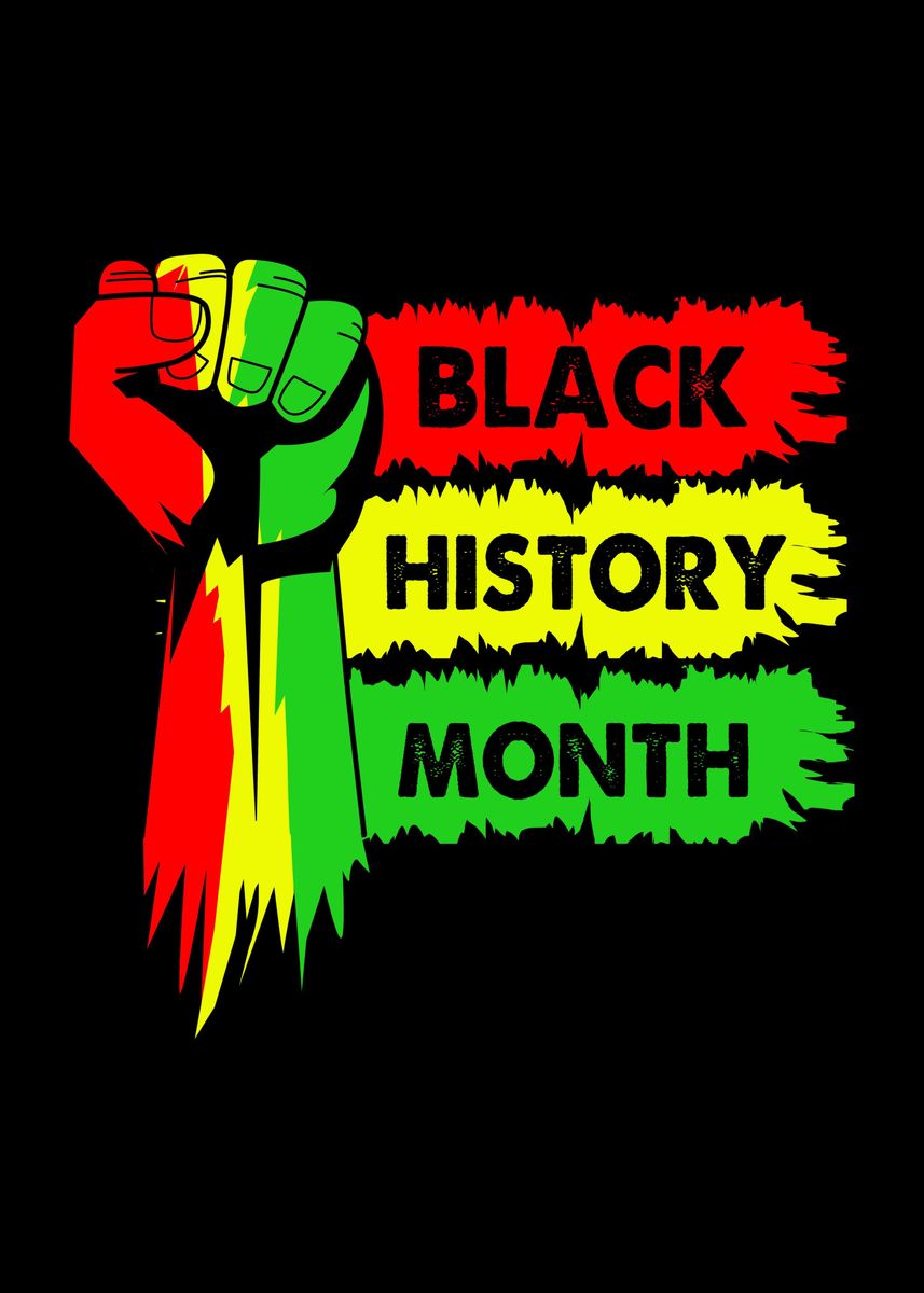 'Black History Month Africa' Poster, picture, metal print, paint by ...