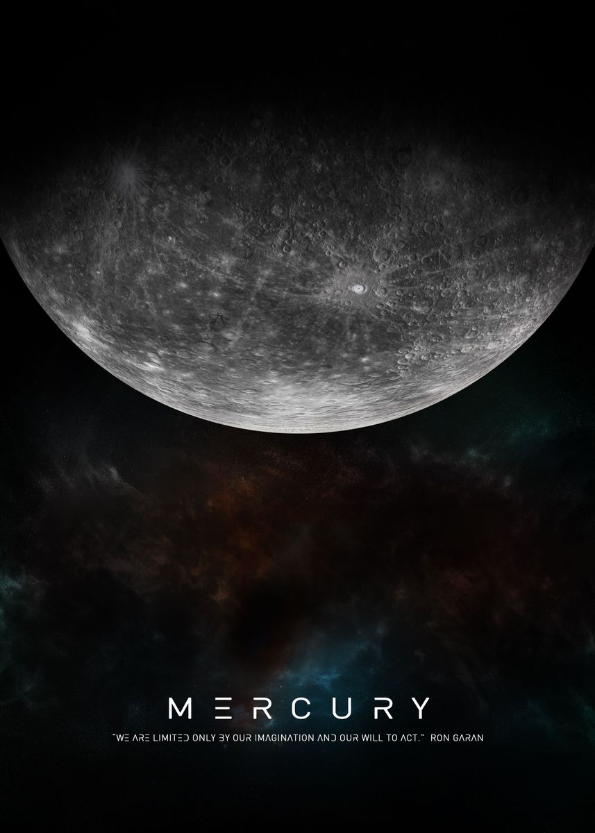 'Mercury' Poster by MyDigitalMind | Displate