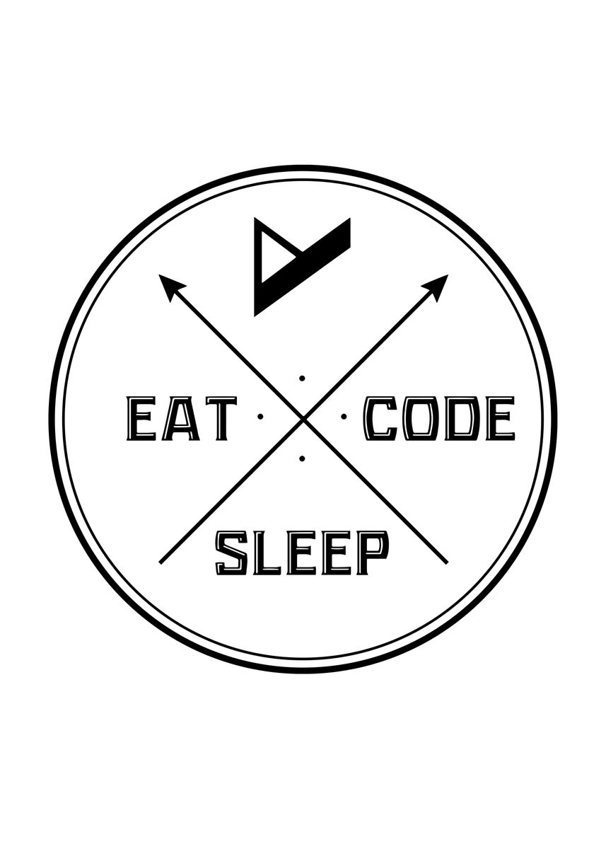 'Programmer Coder' Poster, picture, metal print, paint by Metal Posters ...