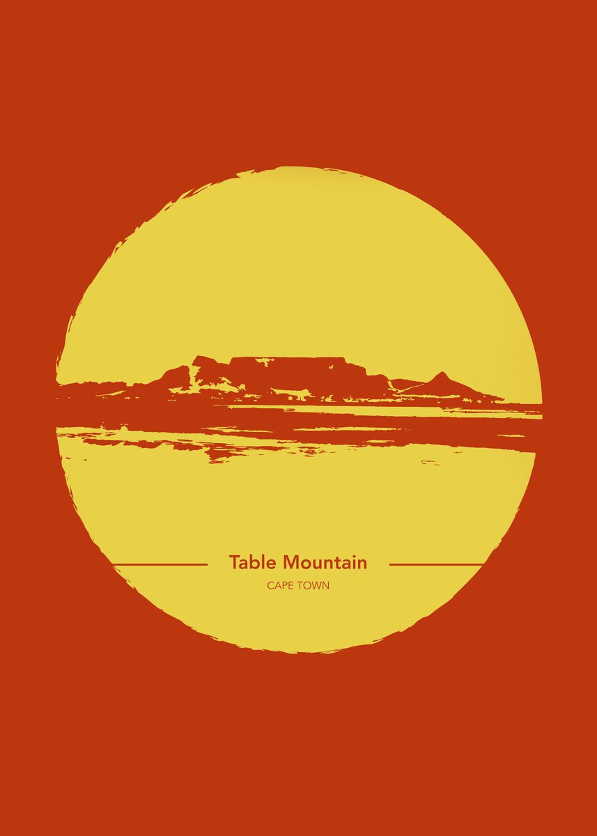 'Table Mountain' Poster by Juanre Retief Displate
