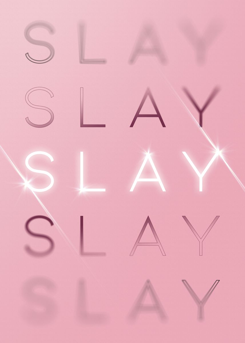 She Slays On Purpose, Motivational Quotes' Sticker | Spreadshirt