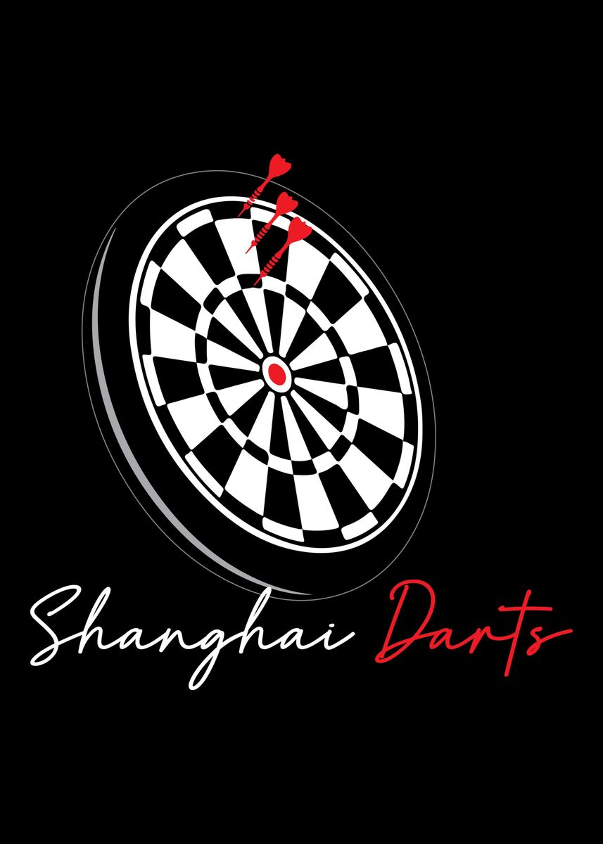 'Shanghai Darts Arrow Club ' Poster by AaronBaron Displate