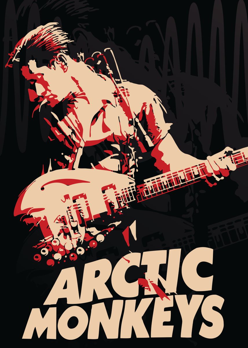 'Arctic Monkeys Band' Poster by Gondrong Ndeso | Displate