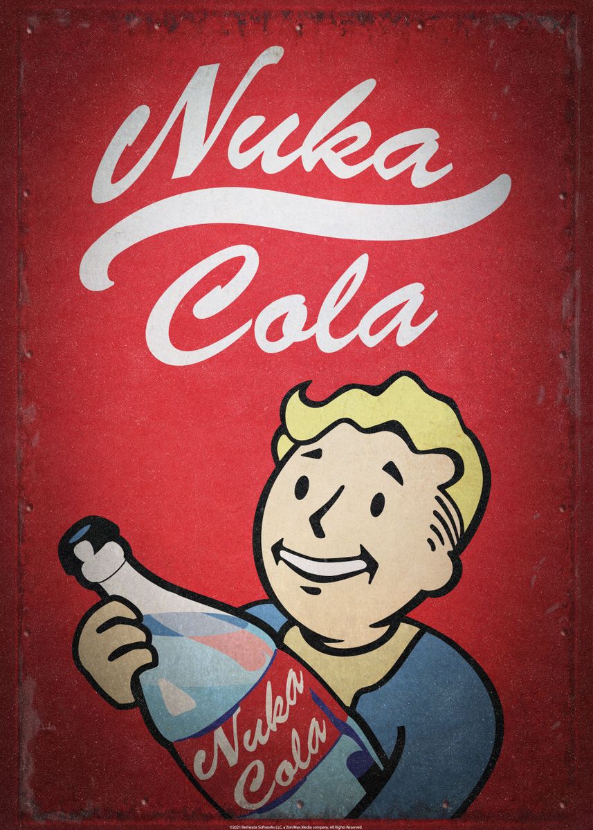 'Vault Boy Ad' Poster by Fallout  | Displate