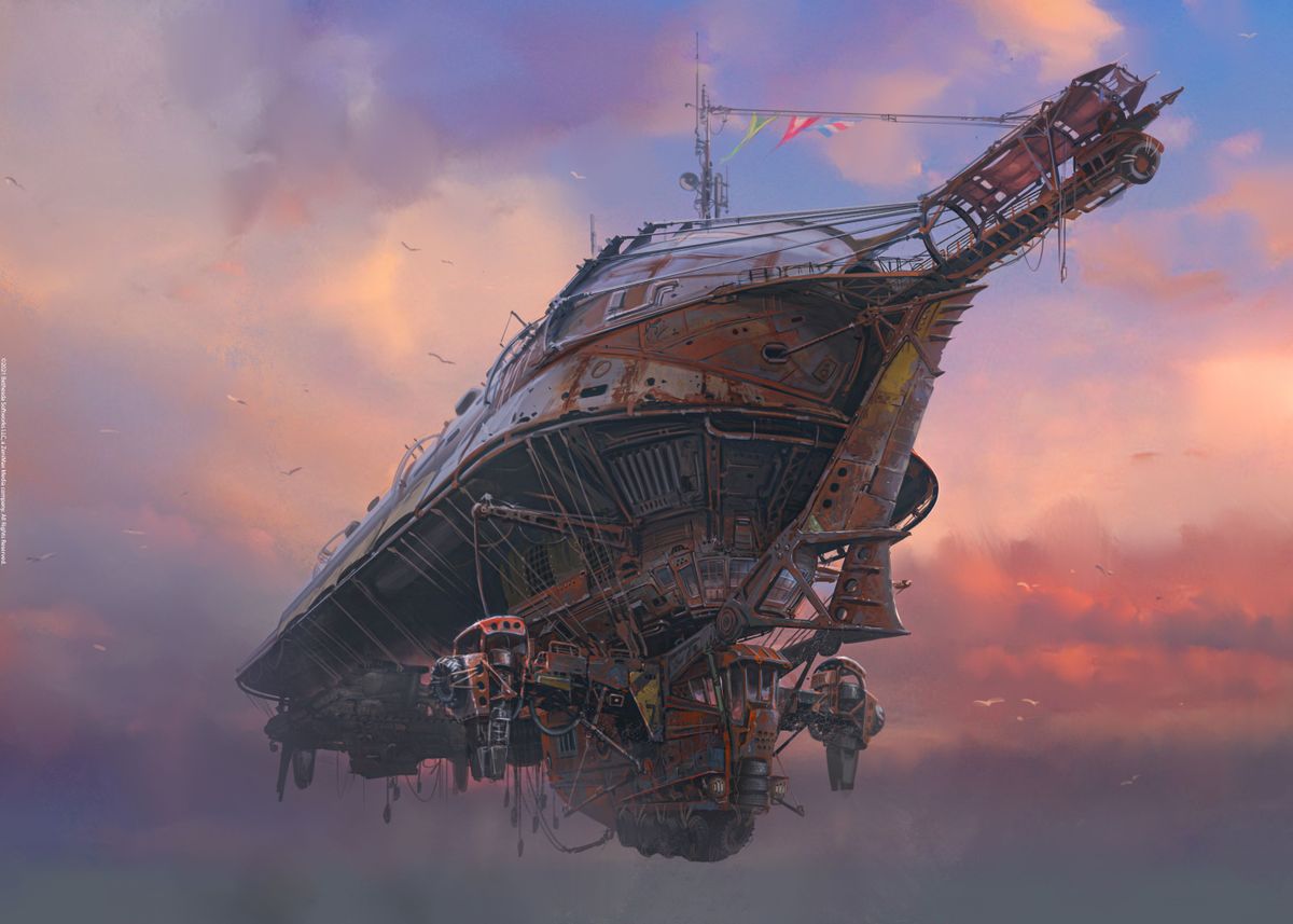 'Airship' Poster by Fallout  | Displate