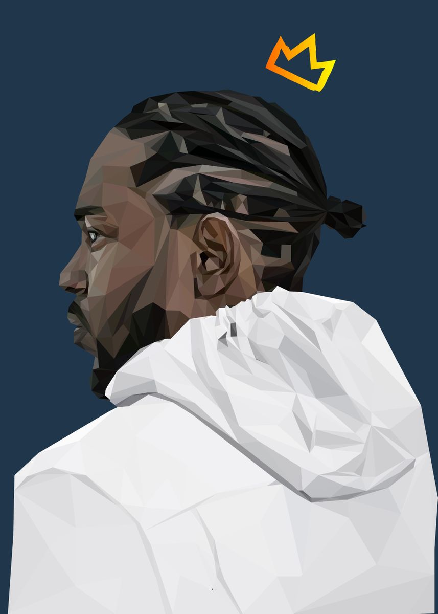 'Kendrick Lamar Poster' Poster, picture, metal print, paint by BEST ...