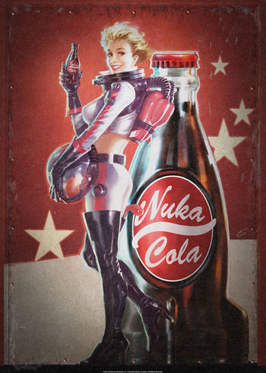 Nuka Girl Poster By Fallout Displate