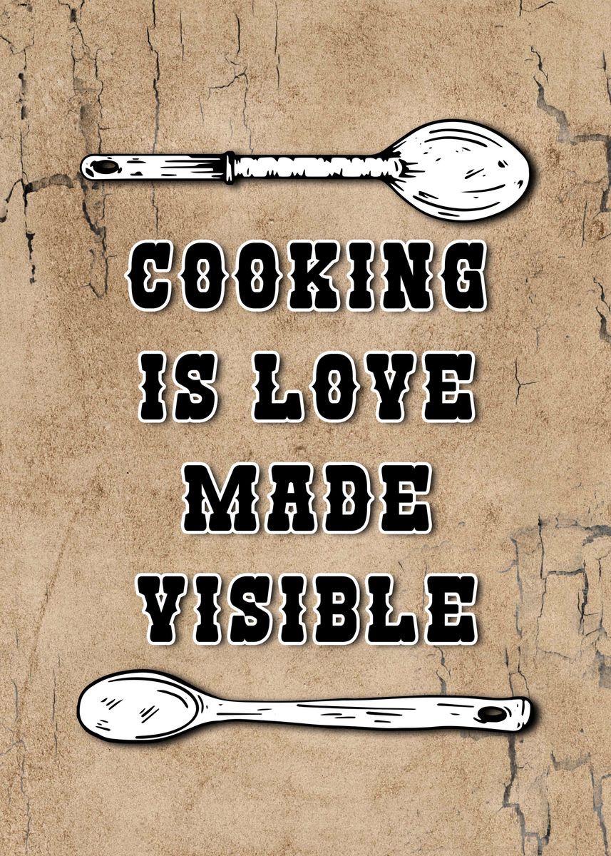 'Kitchen Funny Wall Decor' Poster by Decoratier Qwerdenker Displate