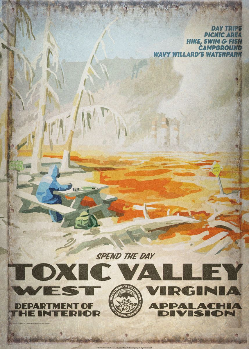 'Toxic Valley' Poster by Fallout  | Displate