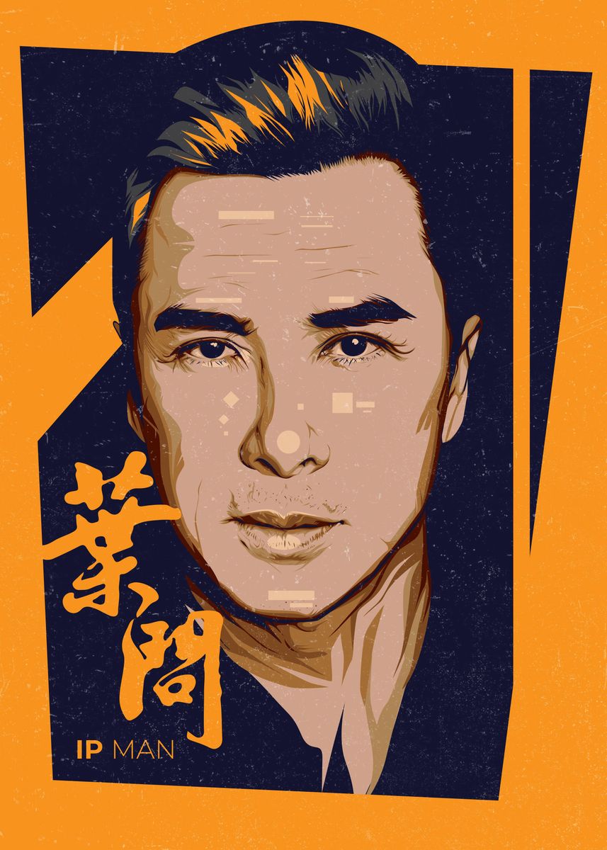 'IP MAN WING CHUN MASTER' Poster by Sensei Haro | Displate