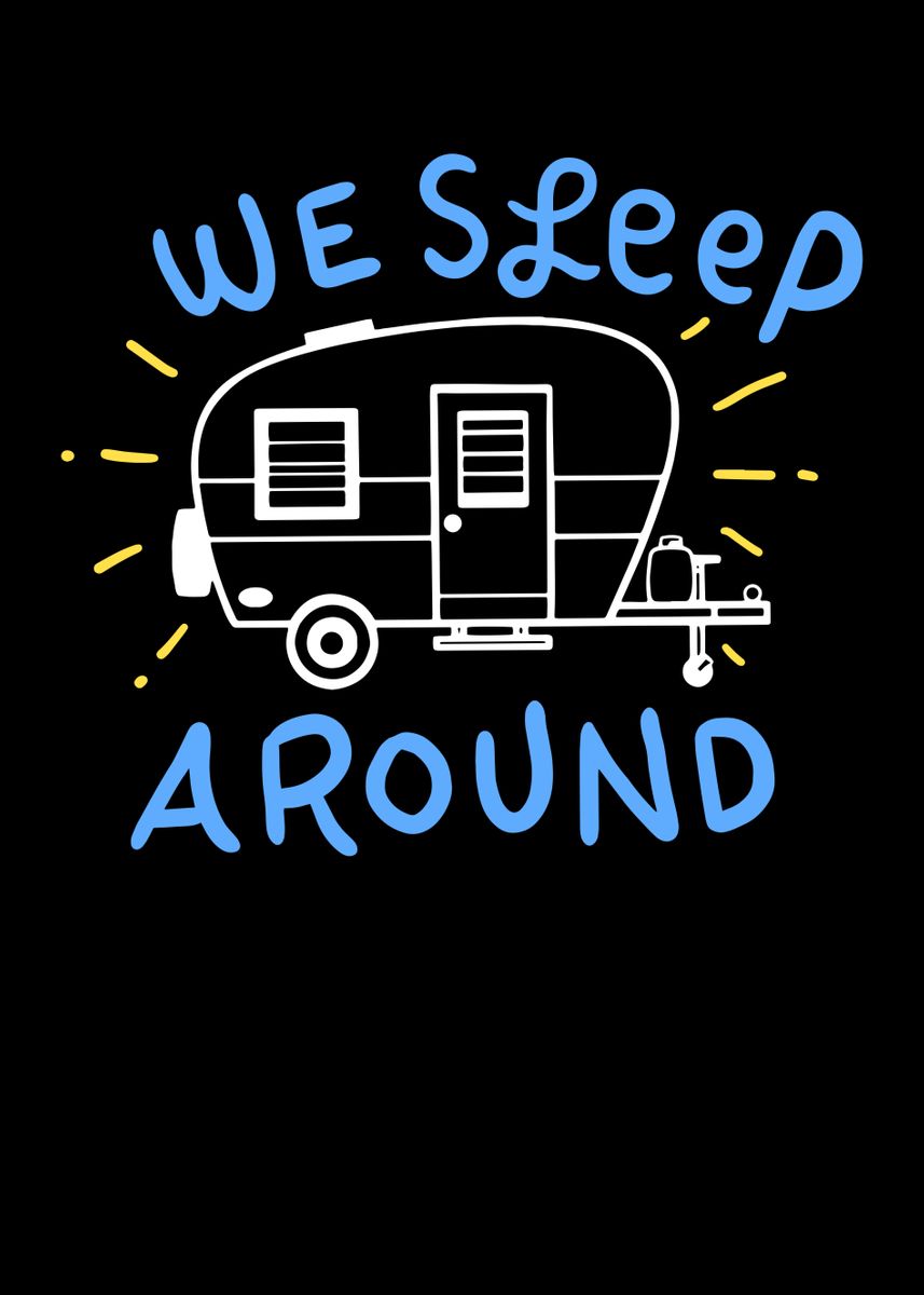 'We Sleep Around' Poster, picture, metal print, paint by Shiva121 ...