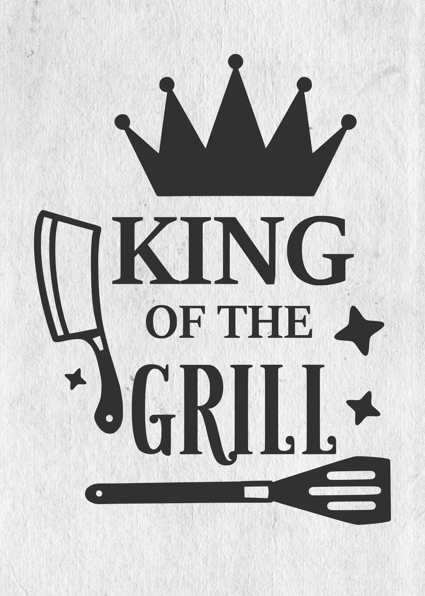 'King grill' Poster by Designersen Displate