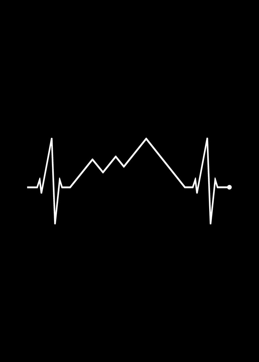 'Mountain Heartbeat' Poster, picture, metal print, paint by EDventures ...