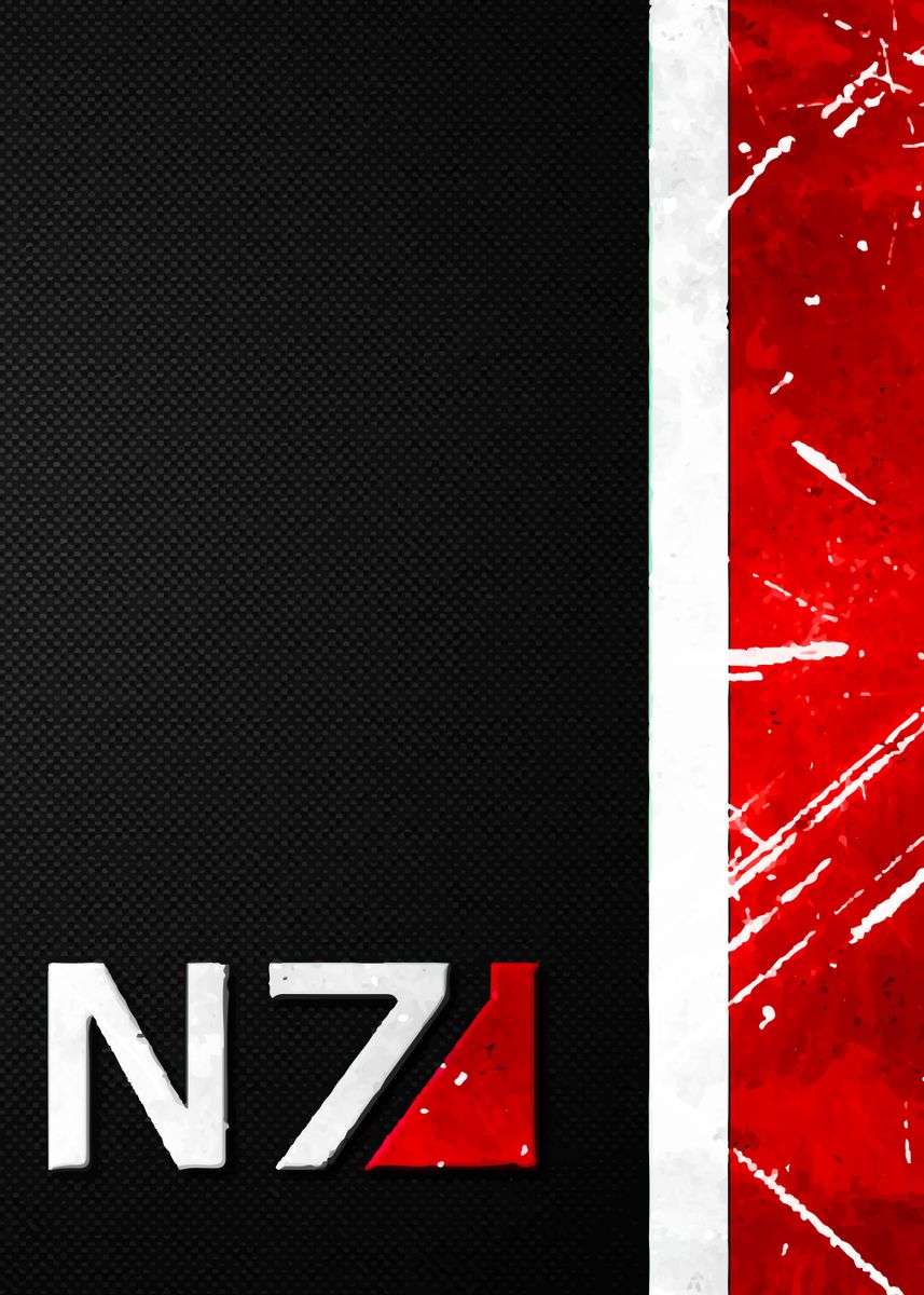 Mass Effect N7 Poster By Cybergeek Displate 6214