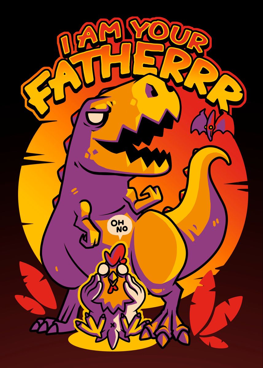 Fatherrr 'I AM YOUR FATHERRR' Poster, picture, metal print, paint by ...