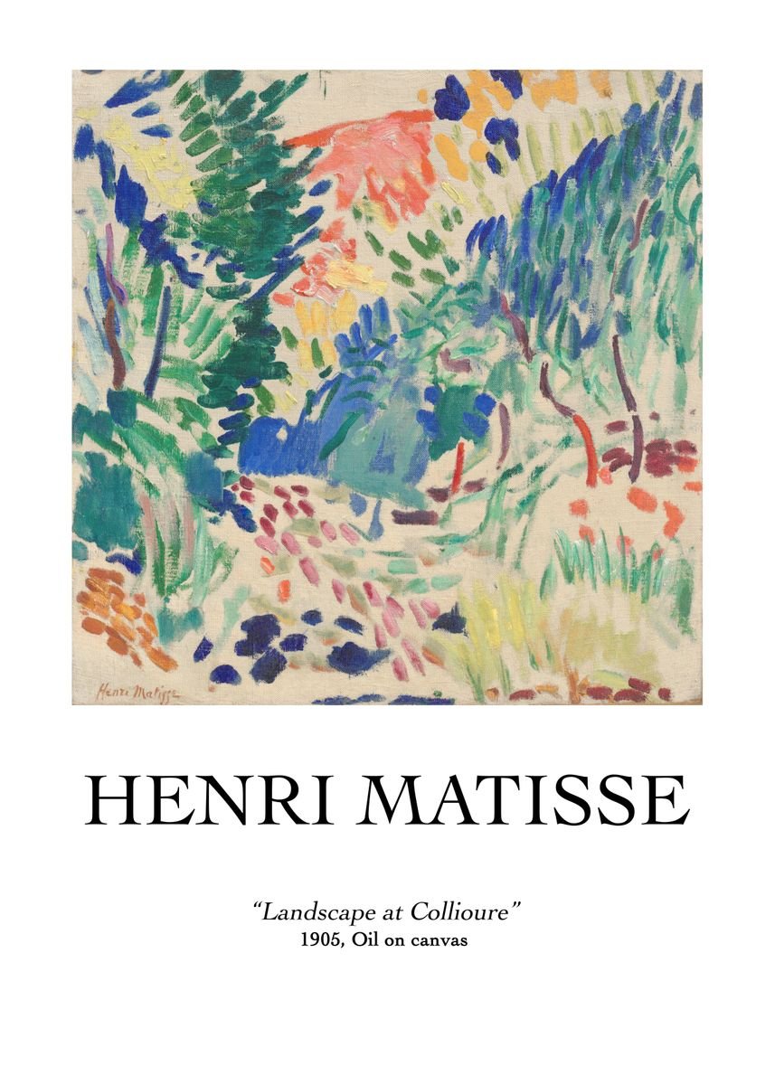 'landscape At Collioure' Poster By Cris De Almeida 