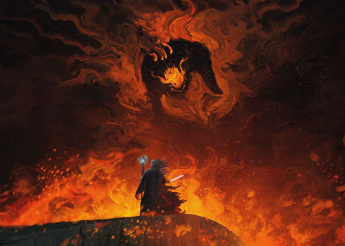 'Fight against fire' Poster by Anato Finnstark | Displate