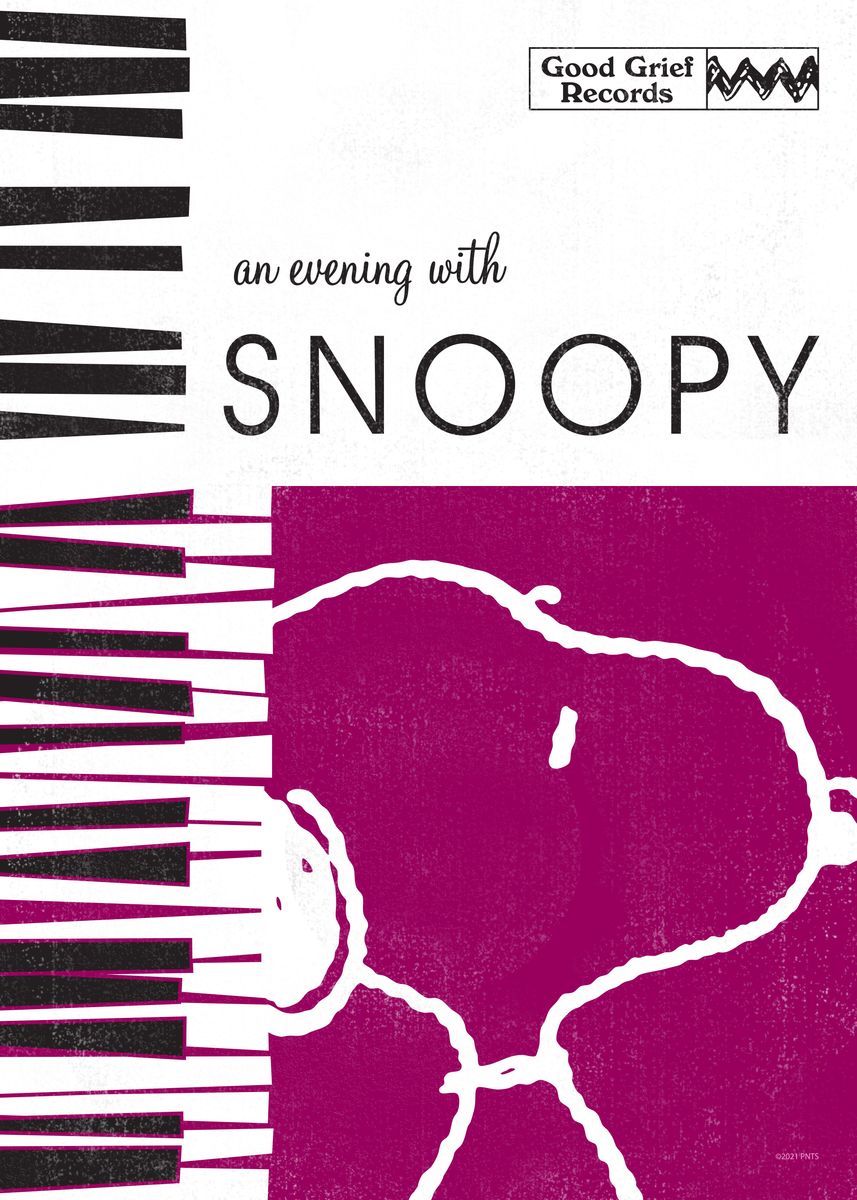 An Evening With Snoopy Poster By Peanuts Displate