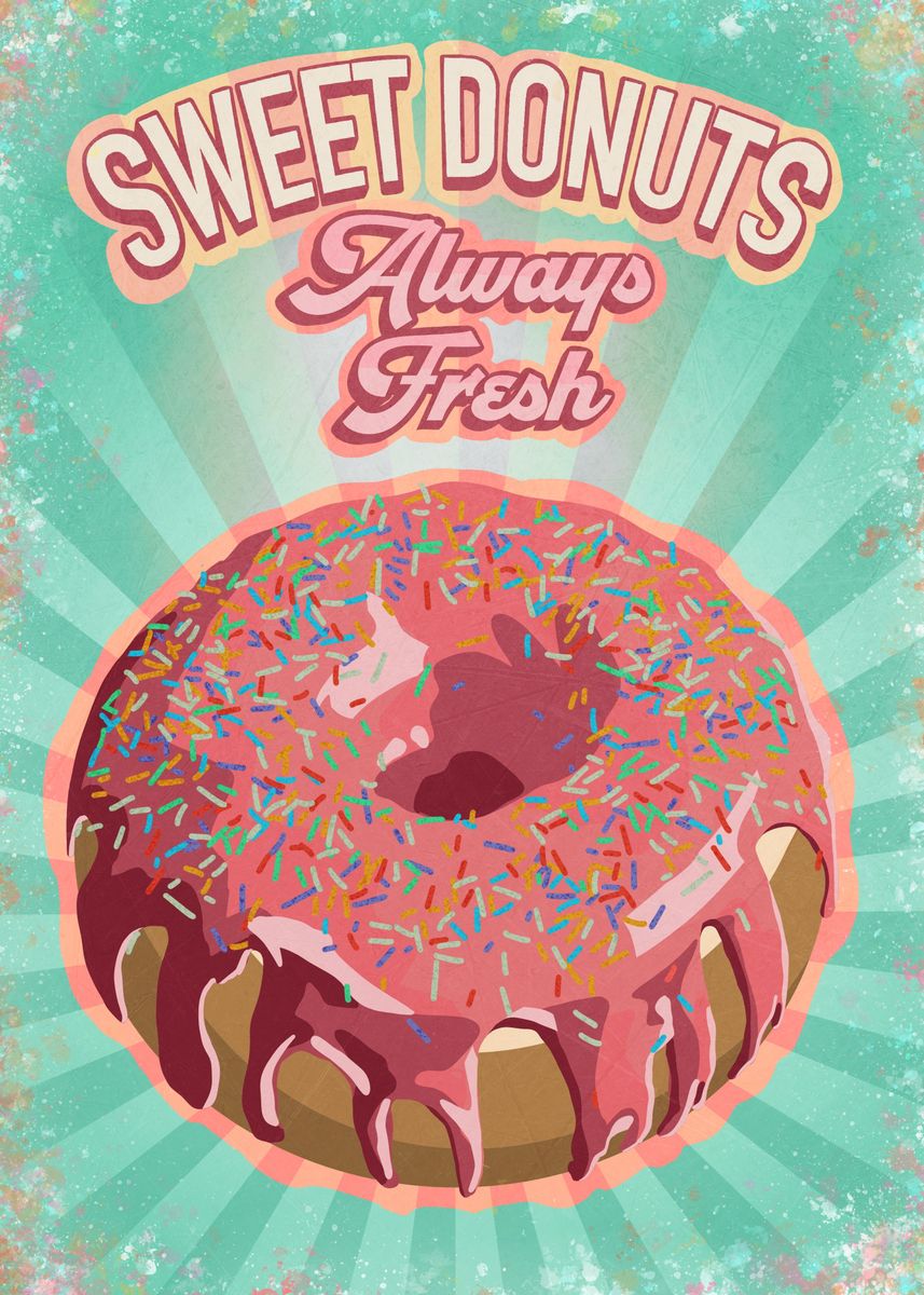 'Donut' Poster by Valter Shabani | Displate