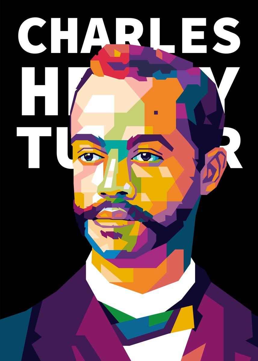 'Charles Henry Turner' Poster by Erick Sato | Displate