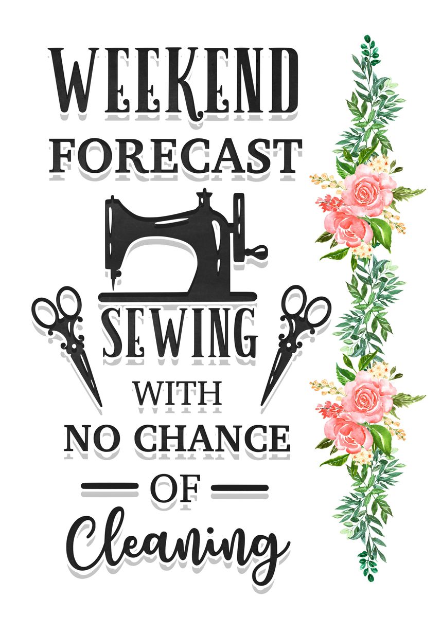 'Weekend Forecast' Poster By Juliana RW | Displate