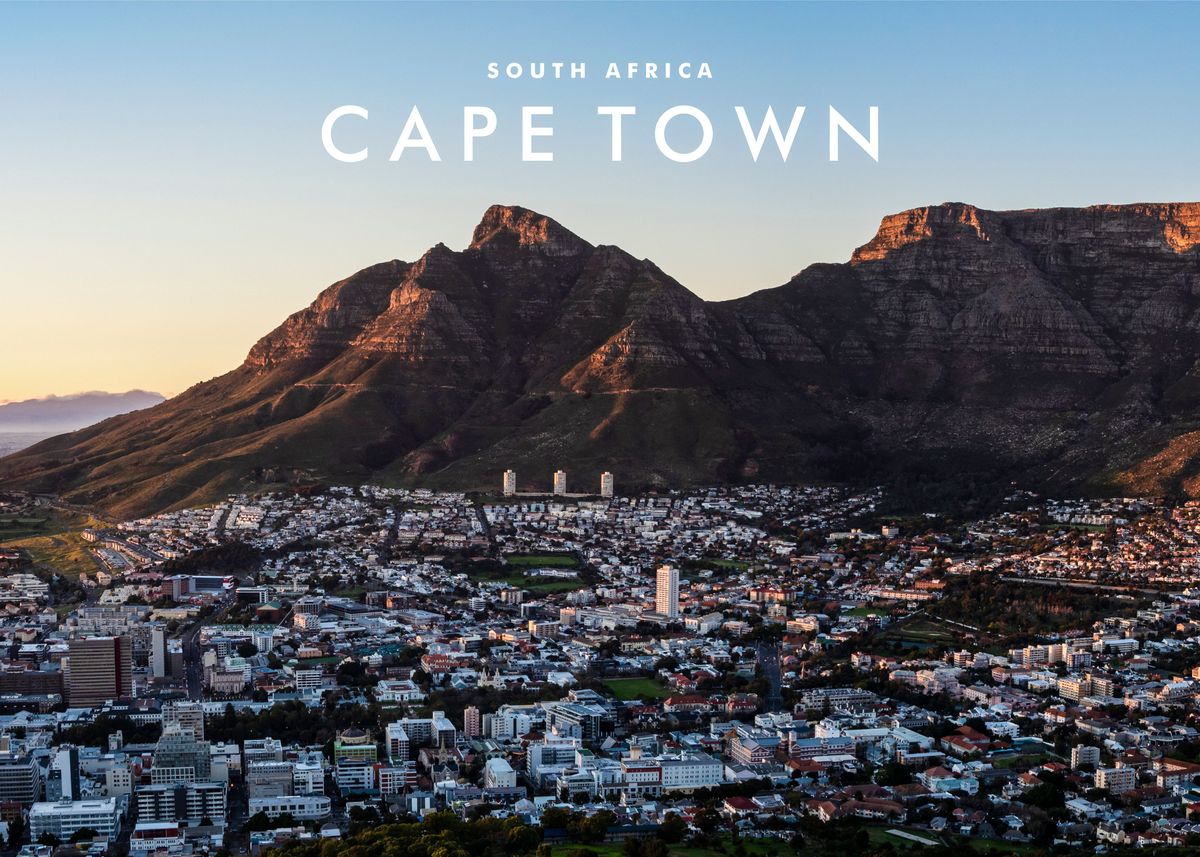 'Cape Town City View' Poster by Pitch Photography | Displate