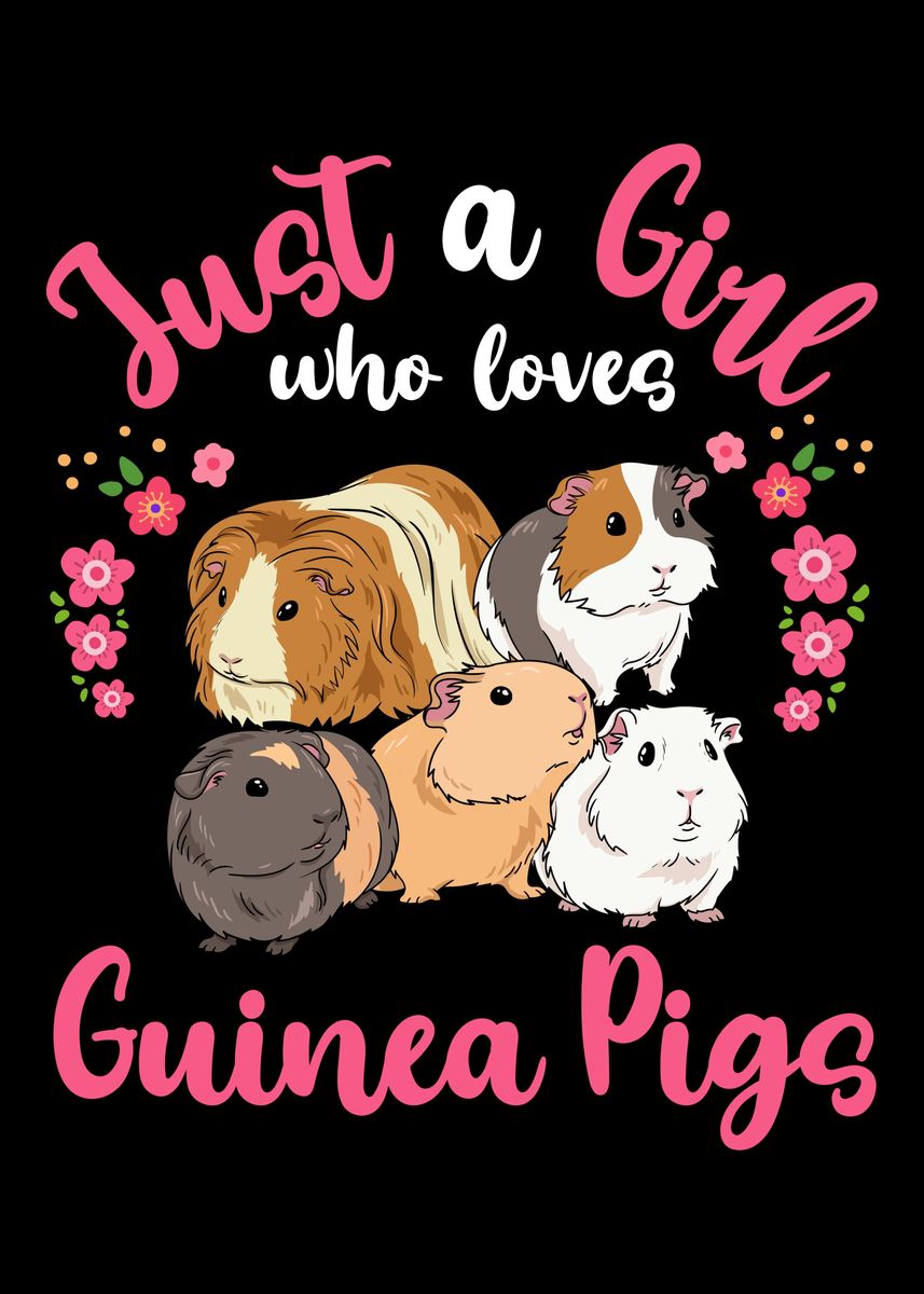 'Guinea Pig Cavy Guinea Pig' Poster, picture, metal print, paint by ...