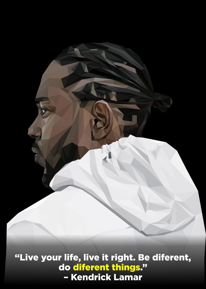 'Kendrick Lamar' Poster, picture, metal print, paint by BEST POSTER ...