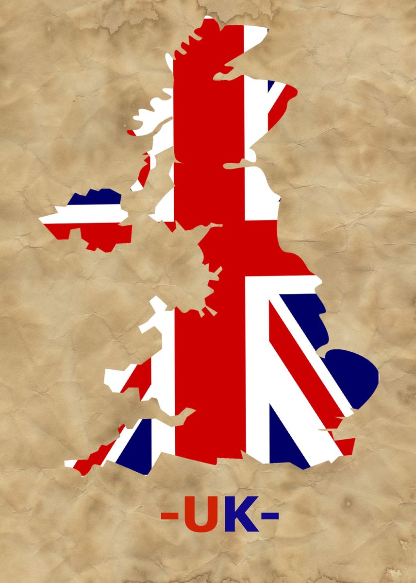 'UK' Poster by SHEIKH HUSSEIN Displate