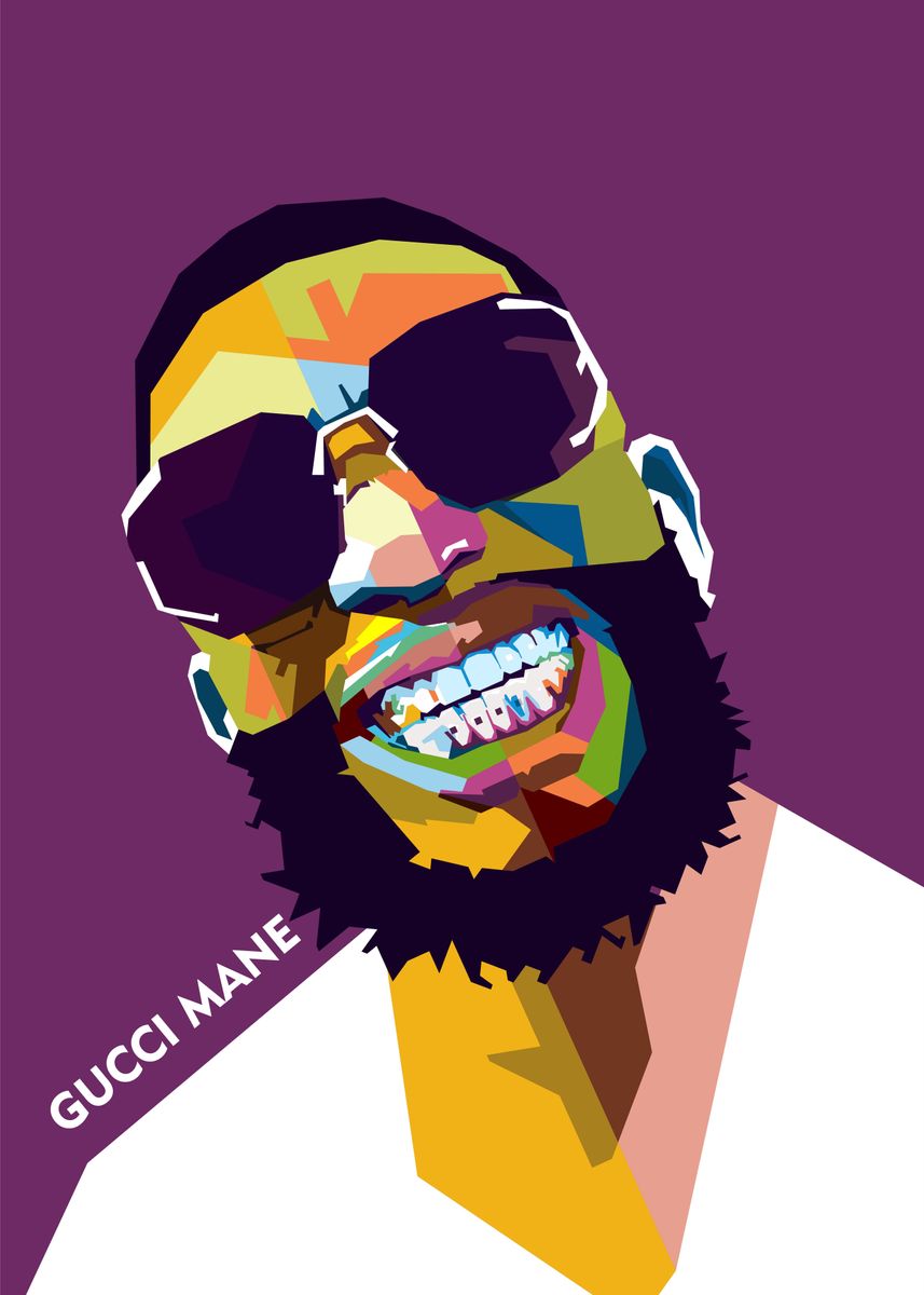Gucci Mane' Poster by Mario Putra Asri | Displate