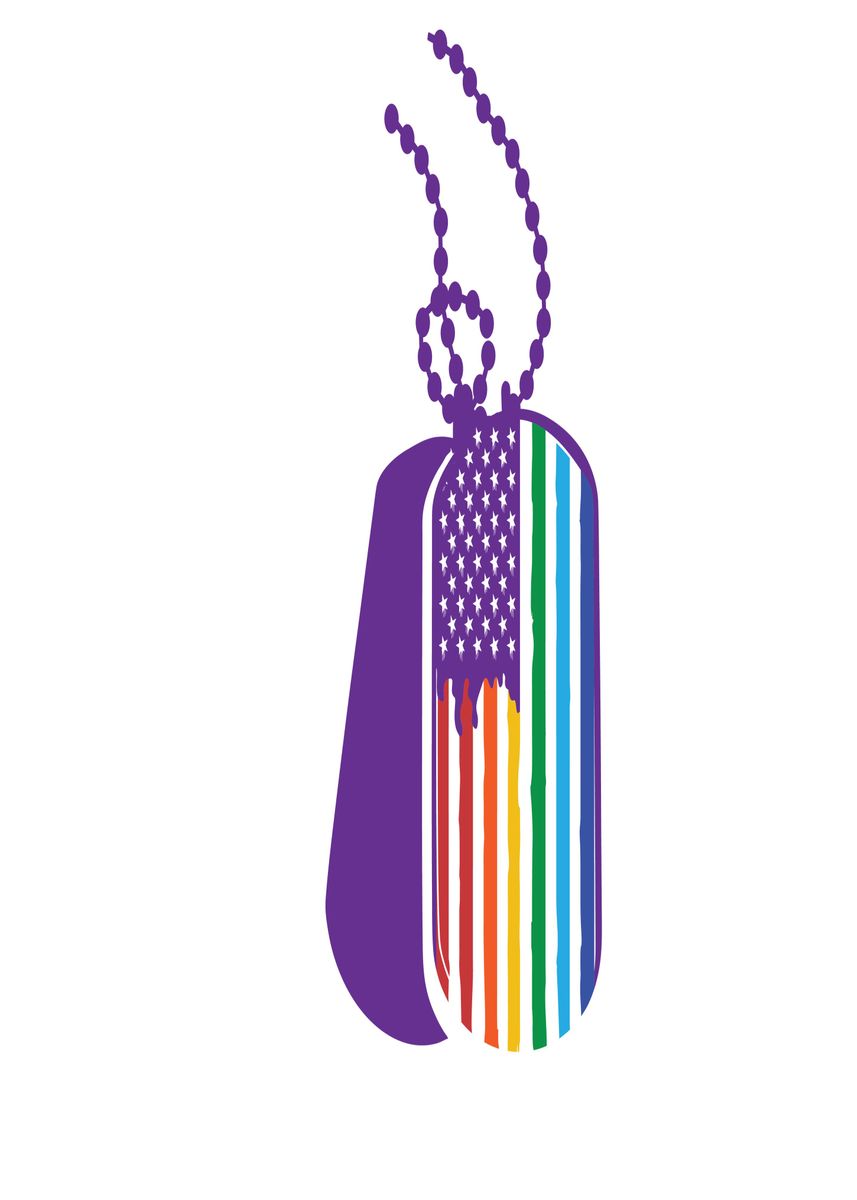 'PRIDE DOGTAG' Poster by yvon | Displate