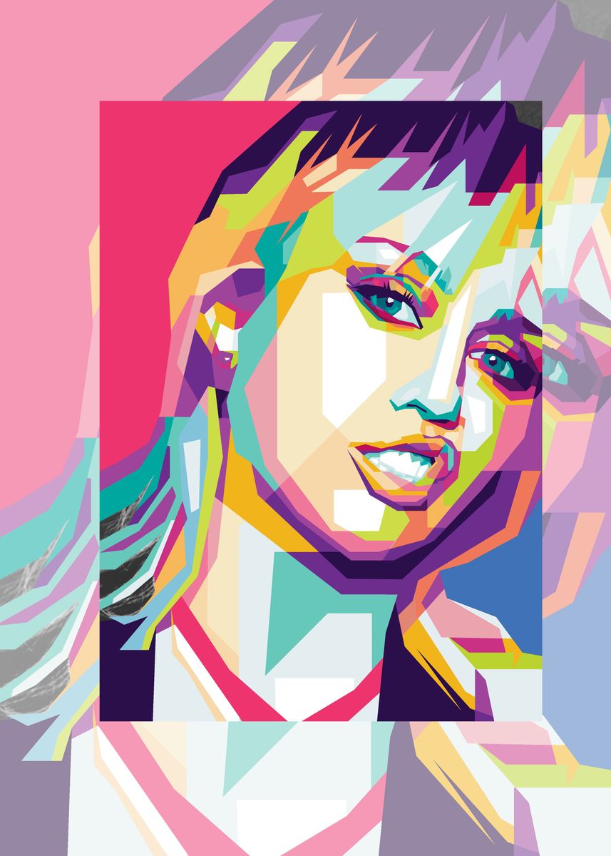 'Miley Cyrus' Poster, picture, metal print, paint by Muhammad Renaldy ...