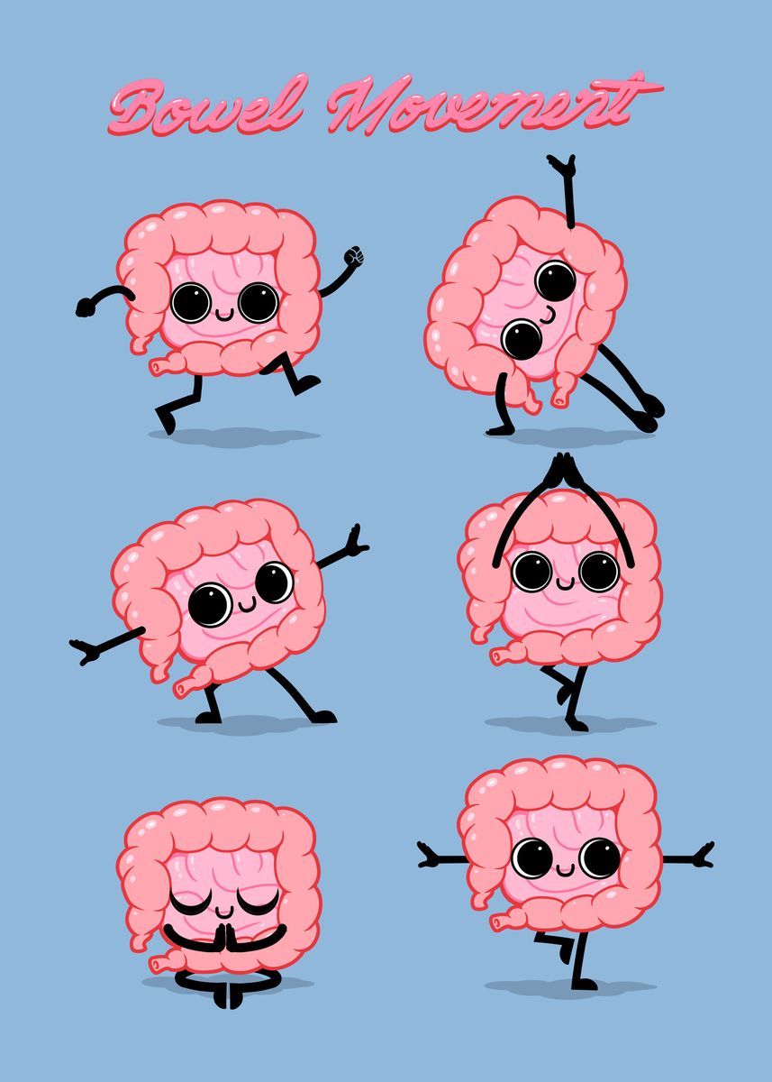 'Bowel Movement' Poster, picture, metal print, paint by Tobias Fonseca