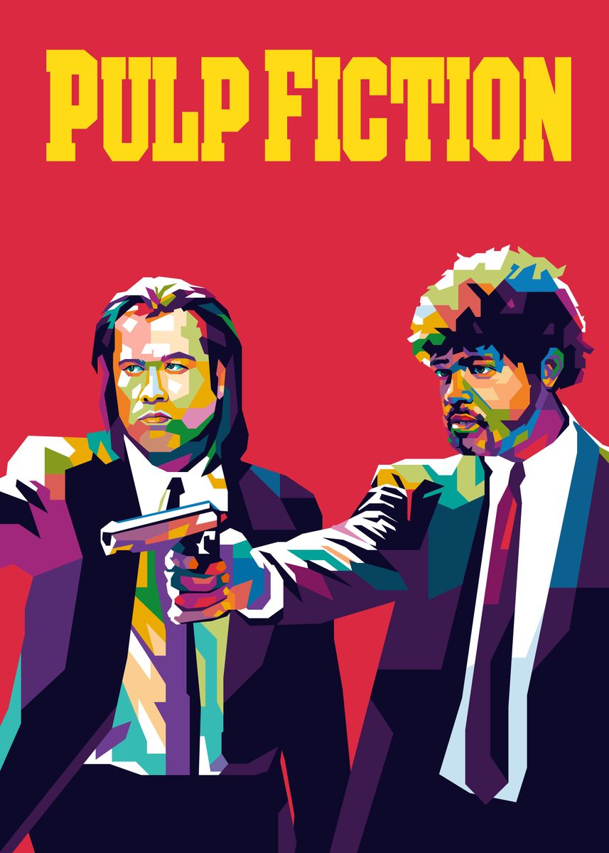 'Pulp Fiction Movie' Poster by Ananda Praj | Displate