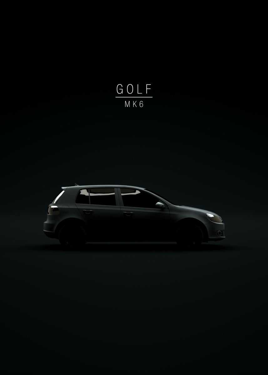 'Golf MK6' Poster by 21 MXM  | Displate