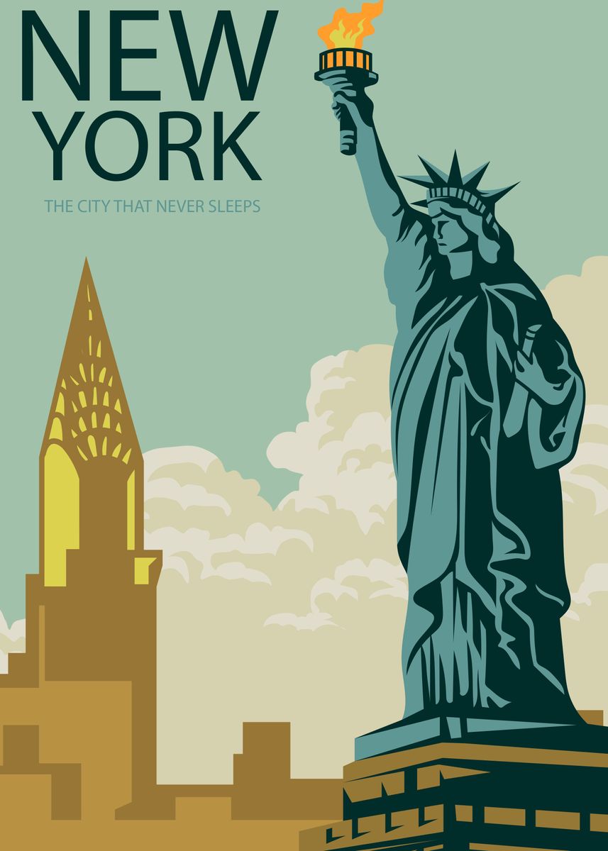 'New York ' Poster by Canary | Displate